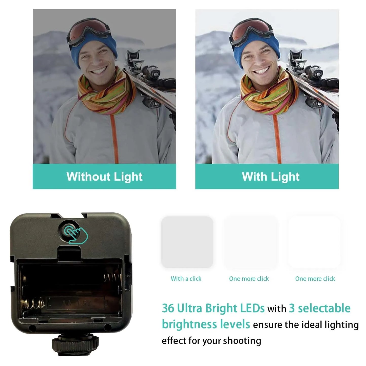 Smartphone Vlogging Kit for Iphone Android with Tripod Mini Microphone Starter Vlog Kit for Live Stream Video Youtube